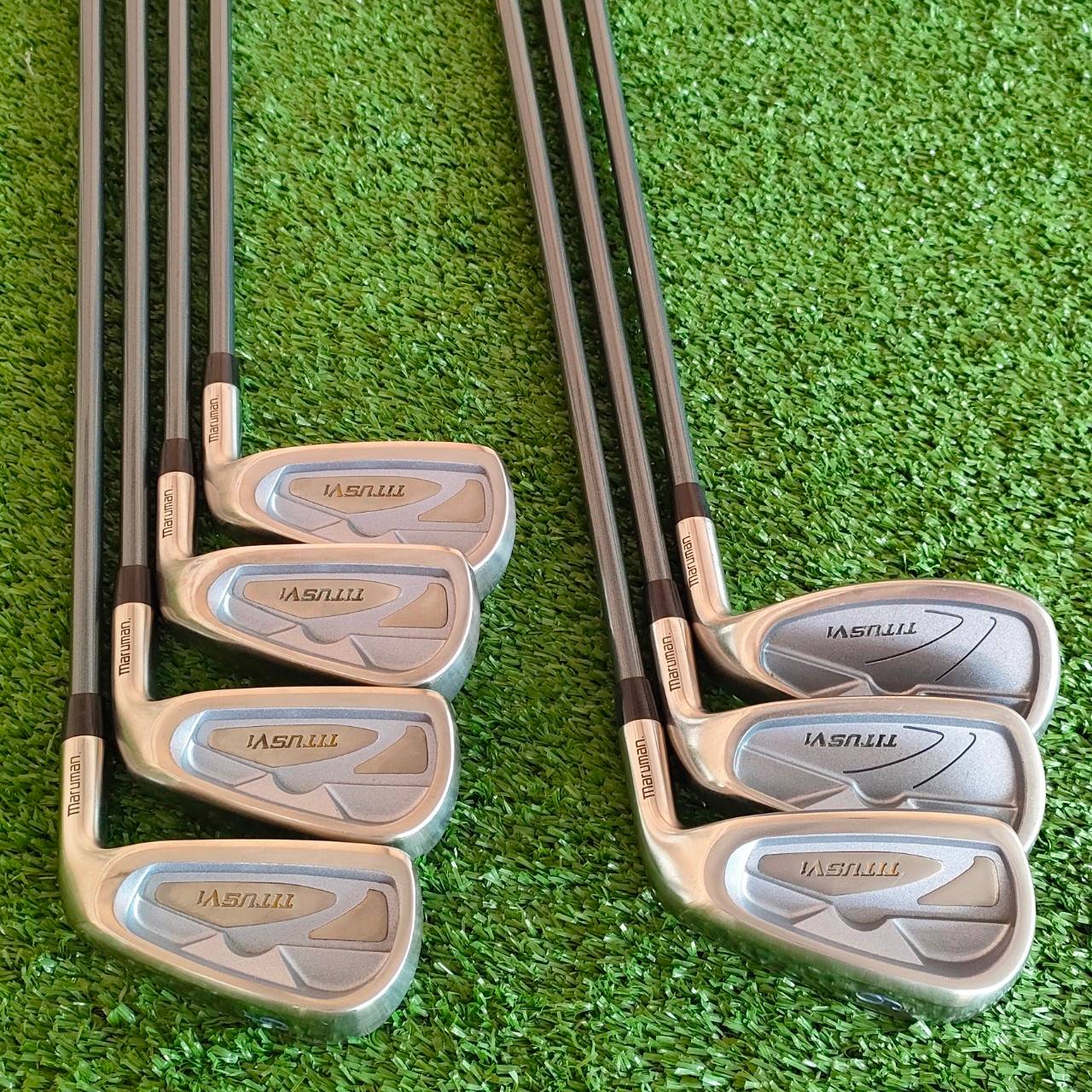 ** ไม้กอล์ฟสำหรับผู้หญิง ** ชุดเหล็ก MARUMAN TITUSV1 มีเหล็ก 5-9 เเละ PW SW