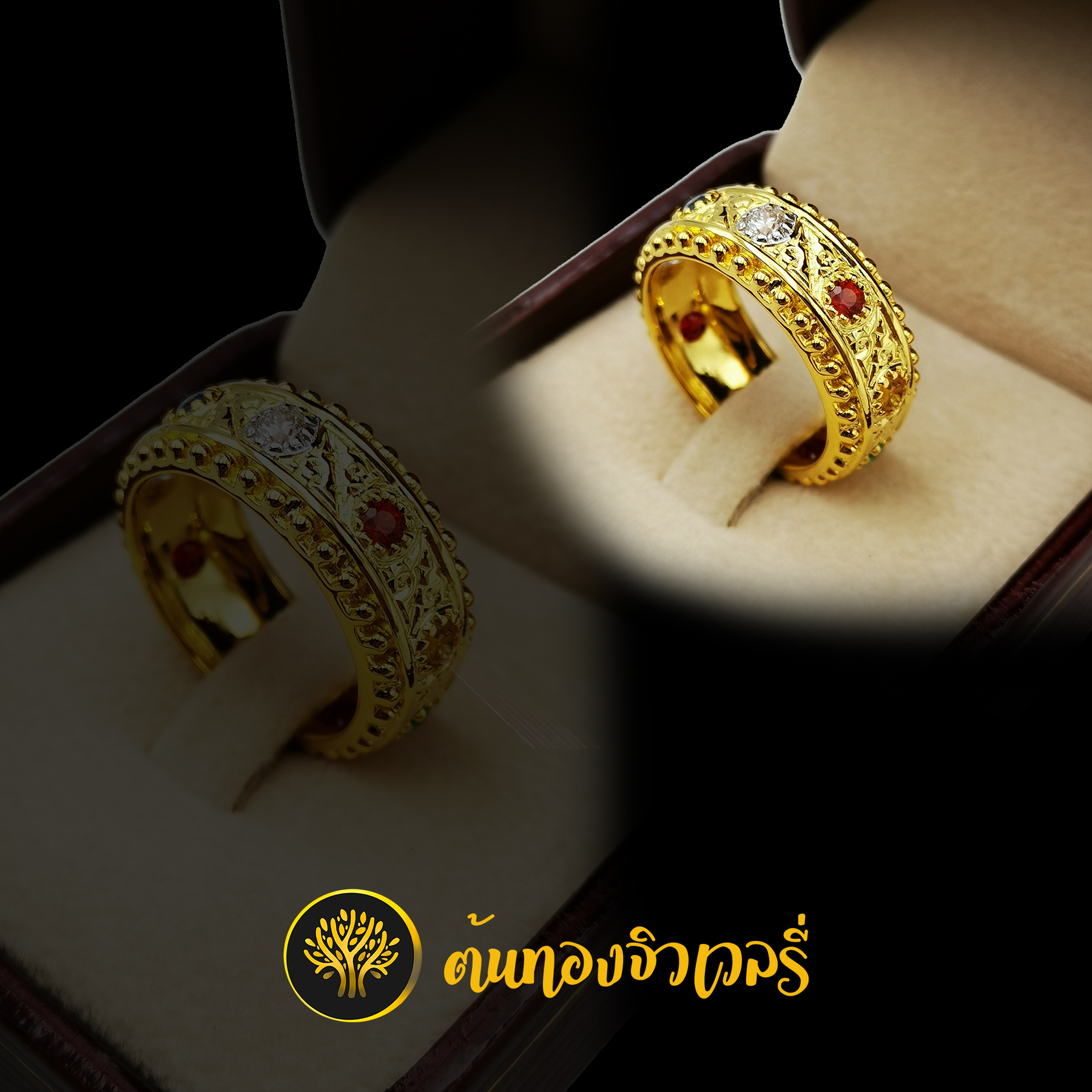 แหวนพิรอด พลอยนพเก้า งานเนียน งานละเอียด เราจัดให้ได้เสมอเลยนะครับ