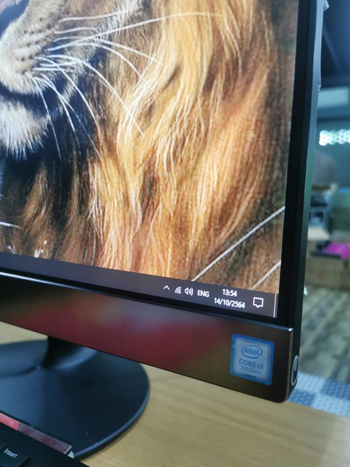 คอมพิวเตอร์ออลอินวัน All in one Lenovo ThinkCentre V410z - 21.5 inch CPU i3-7100T Ram 8 GB HDD 1 TB
