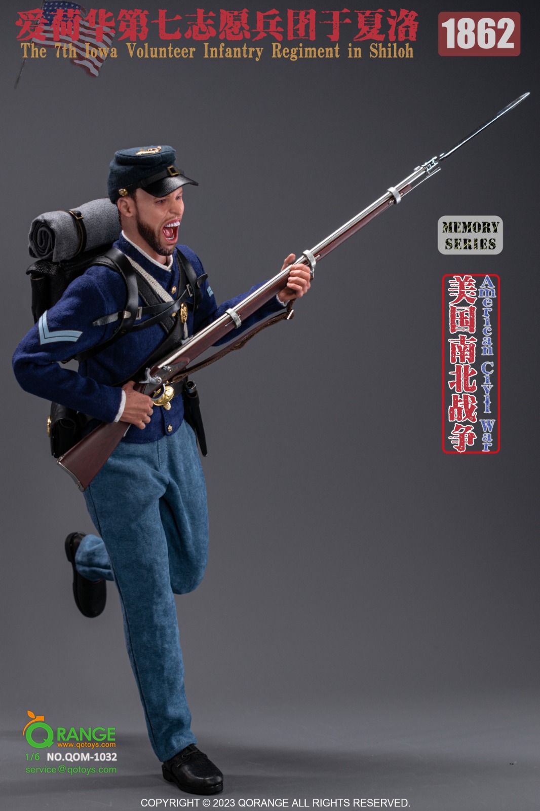 [สั่งจอง]QORANGE QOTOYS 1/6 - QOM-1031 1/6 French Napoleonic Foot Grenadiers of the Imperial Guard 1812