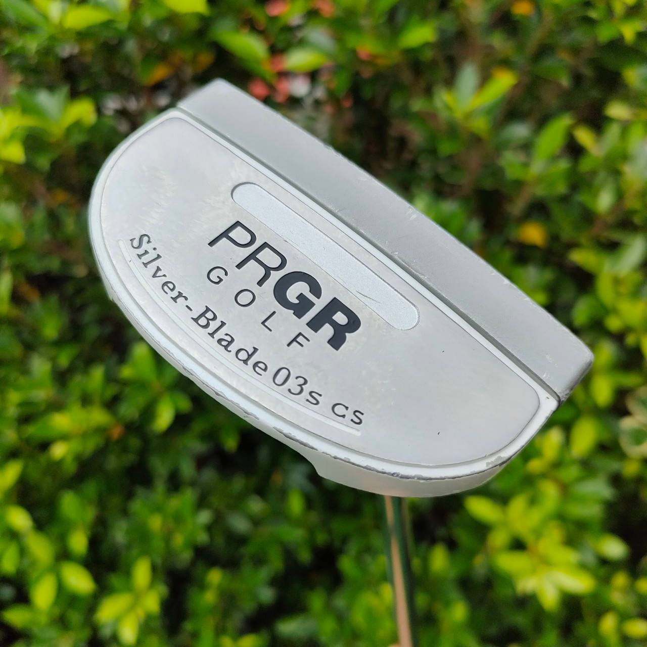 PUTTER PRGR SILVER-BLADE 03S CS ความยาว 33 นิ้ว CENTER SHAFT หน้า MILLED เกาะไลน์มากๆครับ