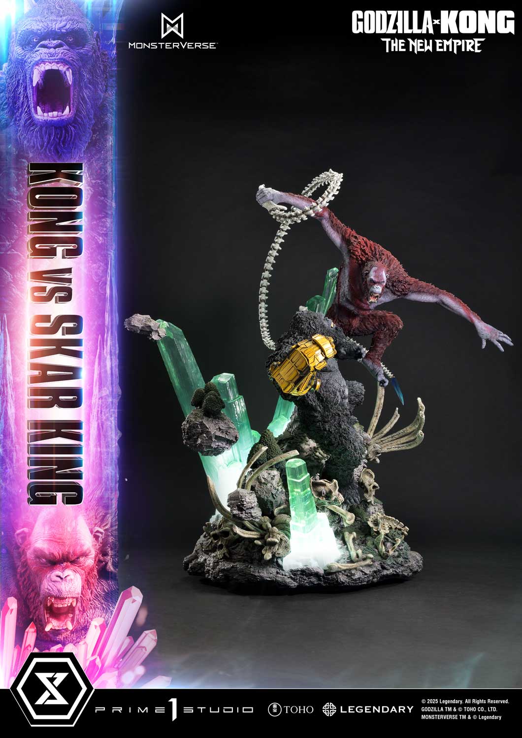 [สั่งจอง]Prime 1 Studio UDMGXK-02: Kong vs Skar King (Godzilla x Kong: The New Empire)