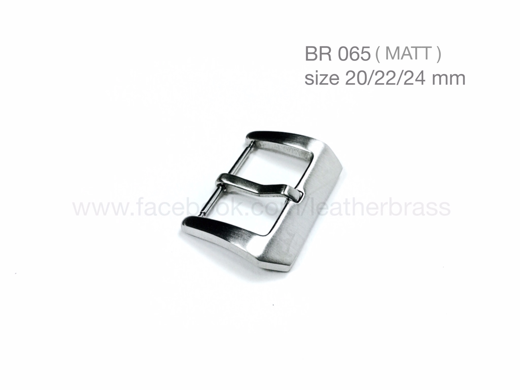 BR065 อะไหล่สายนาฬิกา เข็มขัดสายนาฬิกาปลาวาฬ สเตนเลส อุปกรณ์งานหนัง leatherbrass **ราคาต่อชิ้น**
