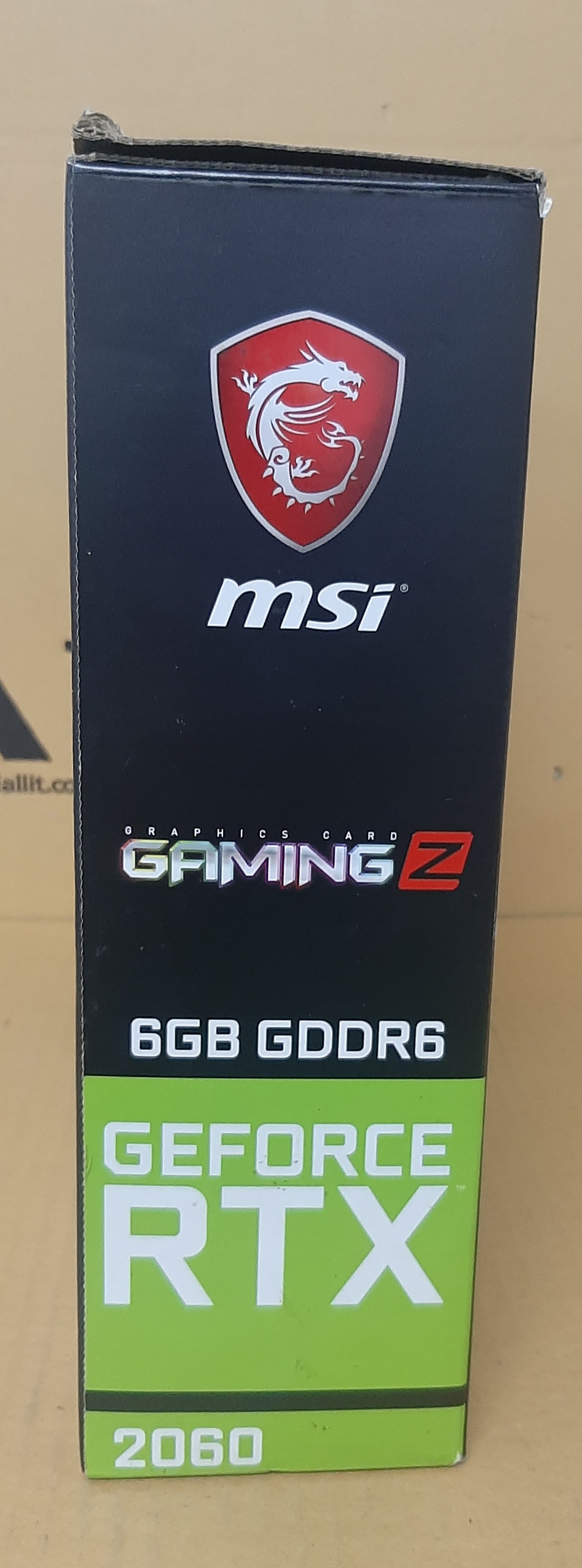 Msi RTX2060 6GB DDR6 3 x DP 1 x HDMI VGA (การ์ดแสดงผล)