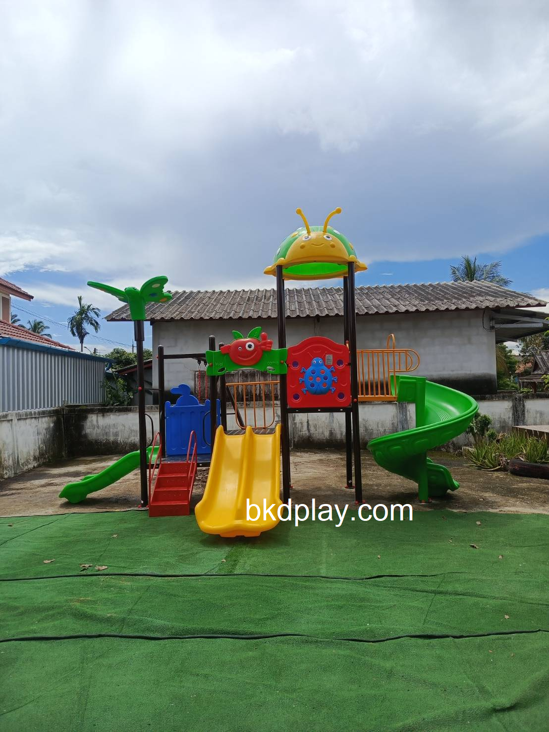 เครื่องเล่นสนามกลางแจ้ง-ในร่ม,ชุดเลดี้บัค, สนามเด็กเล่น เครื่องเล่นสนามกลางแจ้ง ในร่มราคาถูก เครื่องเล่นสนามปฐมวัย playground outdoorplayground ครุภัณฑ์สนามเด็กเล่น, สพฐ,โครงการโรงเรียนประชารัฐ ศูนย์พัฒนาเด็กเล็ก