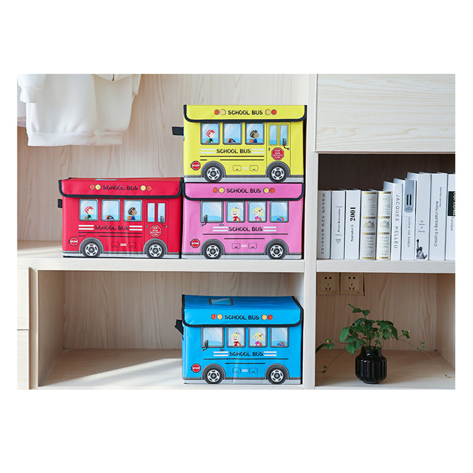 กล่องเก็บของ พับได้ หนัง PU พิมพ์ลาย ขนาด 38x25x25 คุณภาพดี ดีไซน์สวย มีให้เลือกหลายลาย