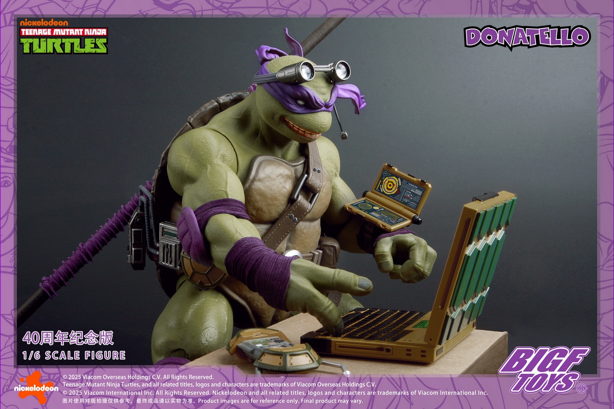 [สั่งจอง]BIGFTOYS BIGF-003 1/6 : TNMT - Donatello 40th Anniversary Edition
