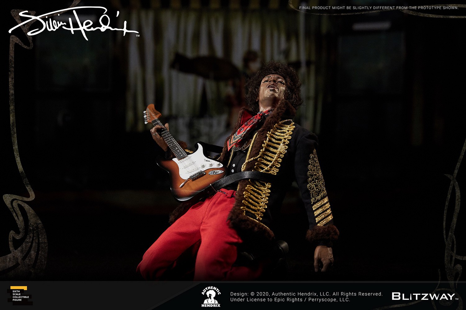 [สั่งจอง] BLITZWAY BW-UMS 11201 1/6 Scale : Jimi Hendrix