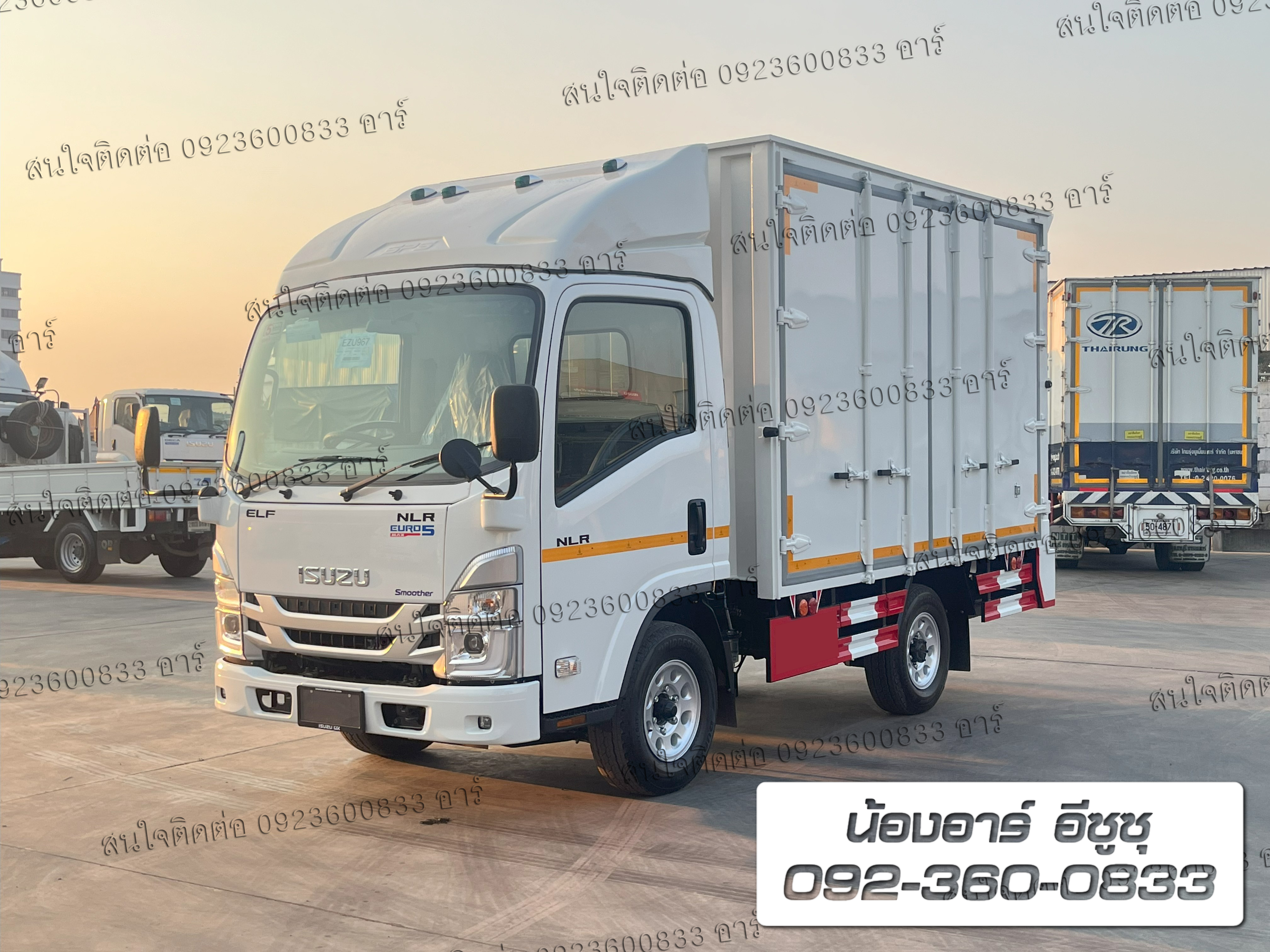 4 ล้อ ISUZU NLR Euro5 Max ตู้ 6 บาน เปิดรอบคัน