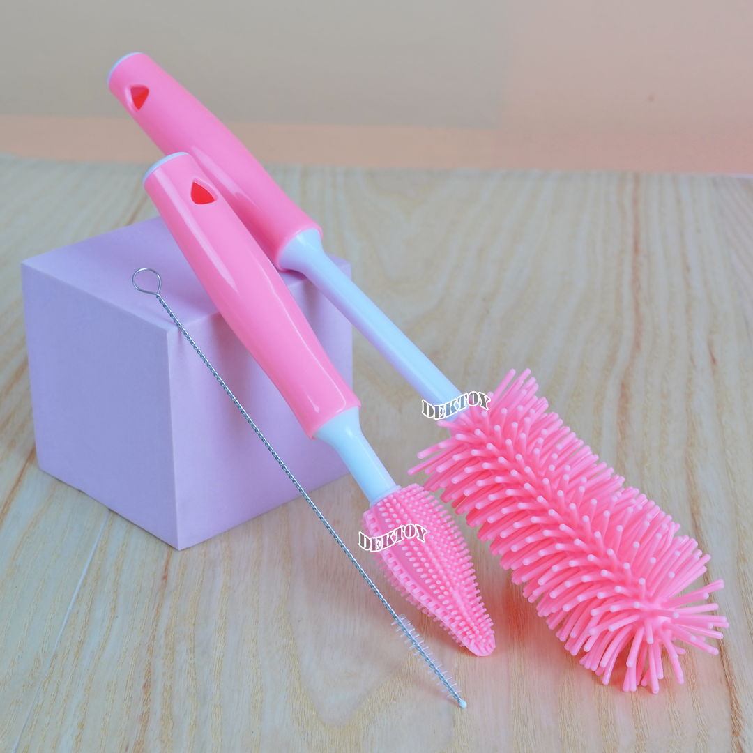 DODO LOVE แปรงล้างขวดนม ชุดซิลิโคน ทำความสะอาดขวดนมและจุกนม