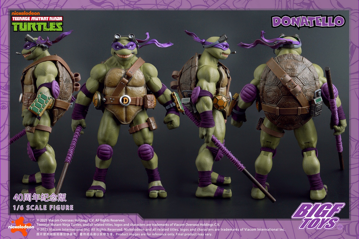 [สั่งจอง]BIGFTOYS BIGF-003 1/6 : TNMT - Donatello 40th Anniversary Edition