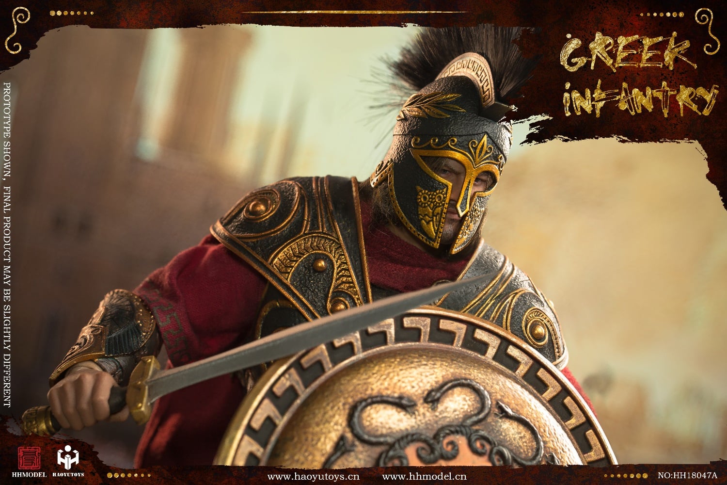 [สั่งจอง]HHMODEL x HAOYUTOYS HH18047 1/6 : Imperial Army-Greek Infantry Gold Edition