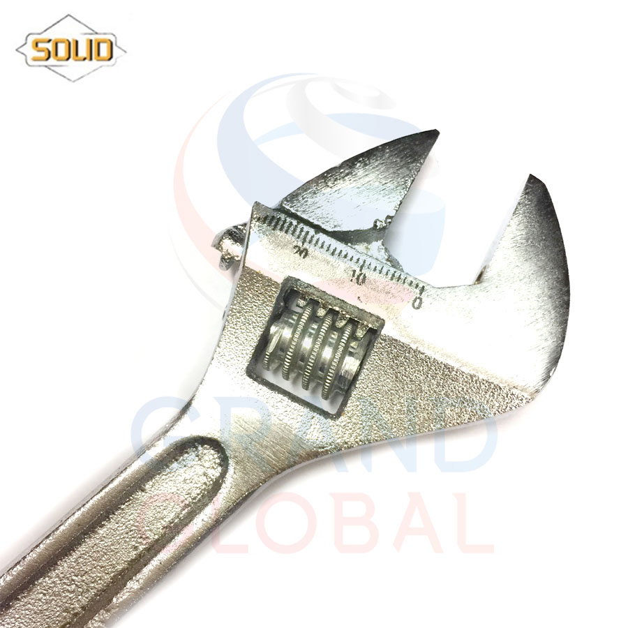 SOLID ประแจเลื่อน 8 นิ้ว ปากตาย ประแจ ไขควง ไขน๊อต อเนกประสงค์ ประแจไข ประแจขัน น็อต ปรับเลื่อนได้ ด้ามหล็ก 200 mm