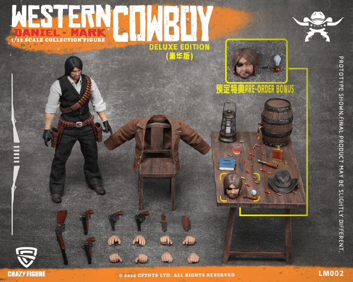 [สั่งจอง]CFTOYS LM002 1/12 : Western Cowboy Daneiel - Mark