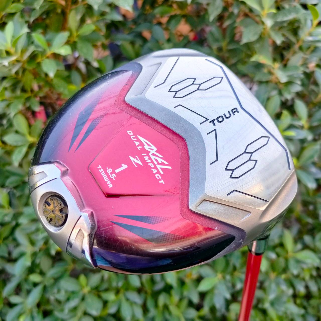 DRIVER TSURUYA AXEL DUAL IMPACT Z องศา 9.5 ก้าน FUJIKURA MOTORE FLEX S ไม้พรีเมี่ยมญี่ปุ่น ก้านพรีเมี่ยม