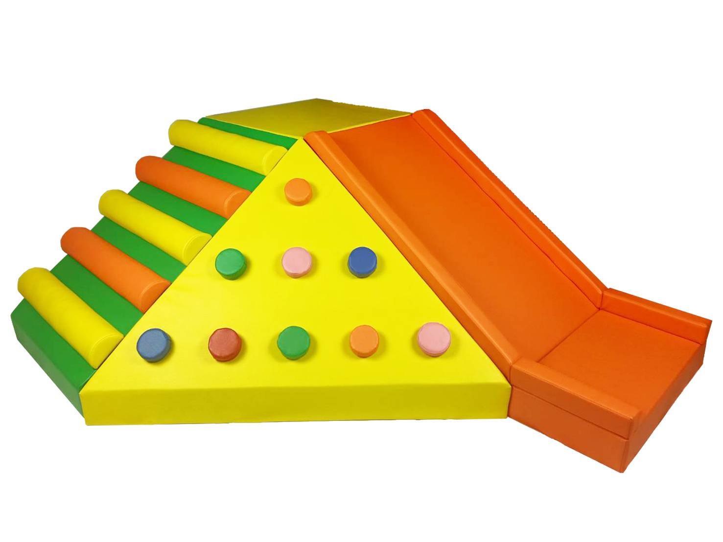 ภูเขานุ่มนิ่มสไลด์ 1 ทาง, ปีนป่ายเข้ามุม ปีนป่ายนุ่ม สไลเดอร์นุ่ม เบาะนุ่มนิ่ม, soft play, indoor playground ของเล่นเสริมพัฒนาการ เครื่องเล่นสนามในร่ม Kid Zone