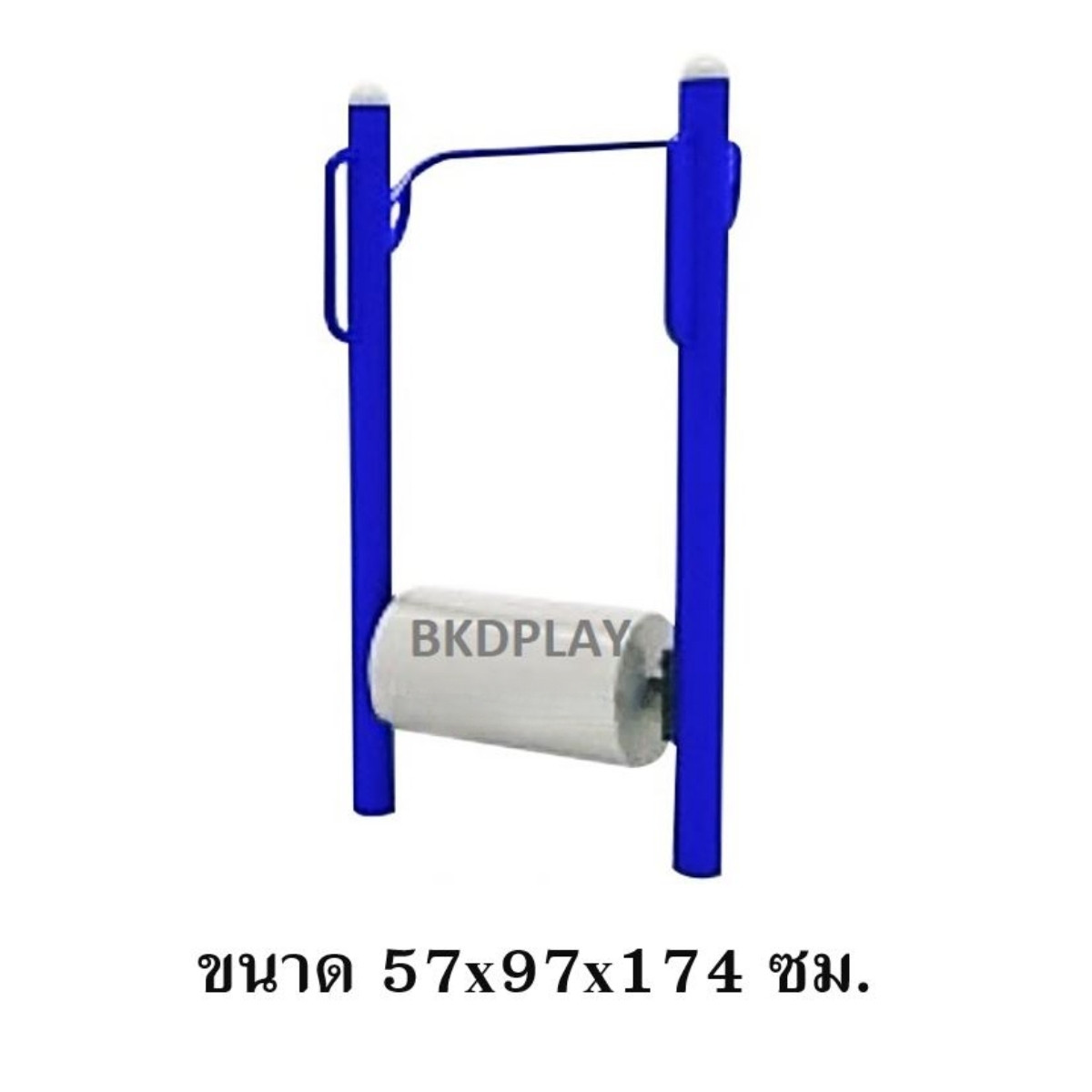 เครื่องออกกำลังกาย กลางแจ้ง ชุดอุปกรณ์ บริหารขา เท้า และฝึก การทรงตัว แบบถังกลิ้ง ลานกีฬา อเนกประสงค์ สนามกีฬา ผลิตในไทย สั่งทำตามสีที่ต้องการได้