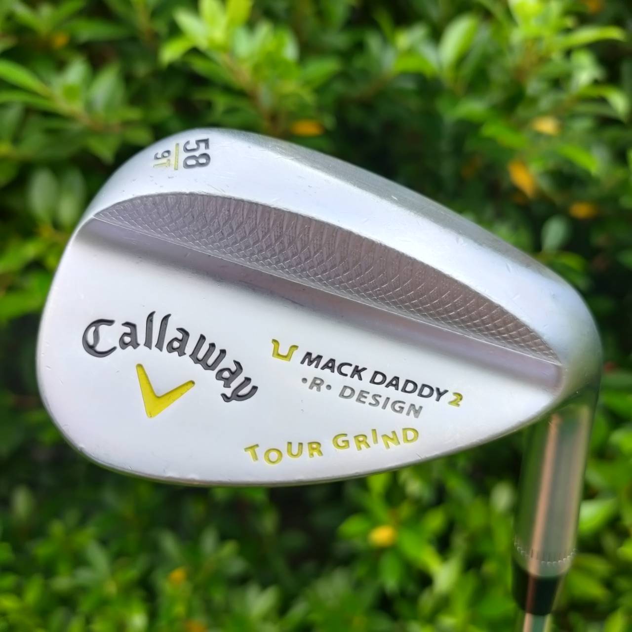 WEDGE CALLAWAY MACK DADDY 2 TOUR GRIND องศา 58 เบาท์ 09 คมจัด ออกแบบ เบาส์ได้สวยและดีมากๆ เข้าปะทะให้สปินได้เต็มพลัง!! ไม้กอล์ฟมือสอง ของแท้ BY NakaraLuxurious