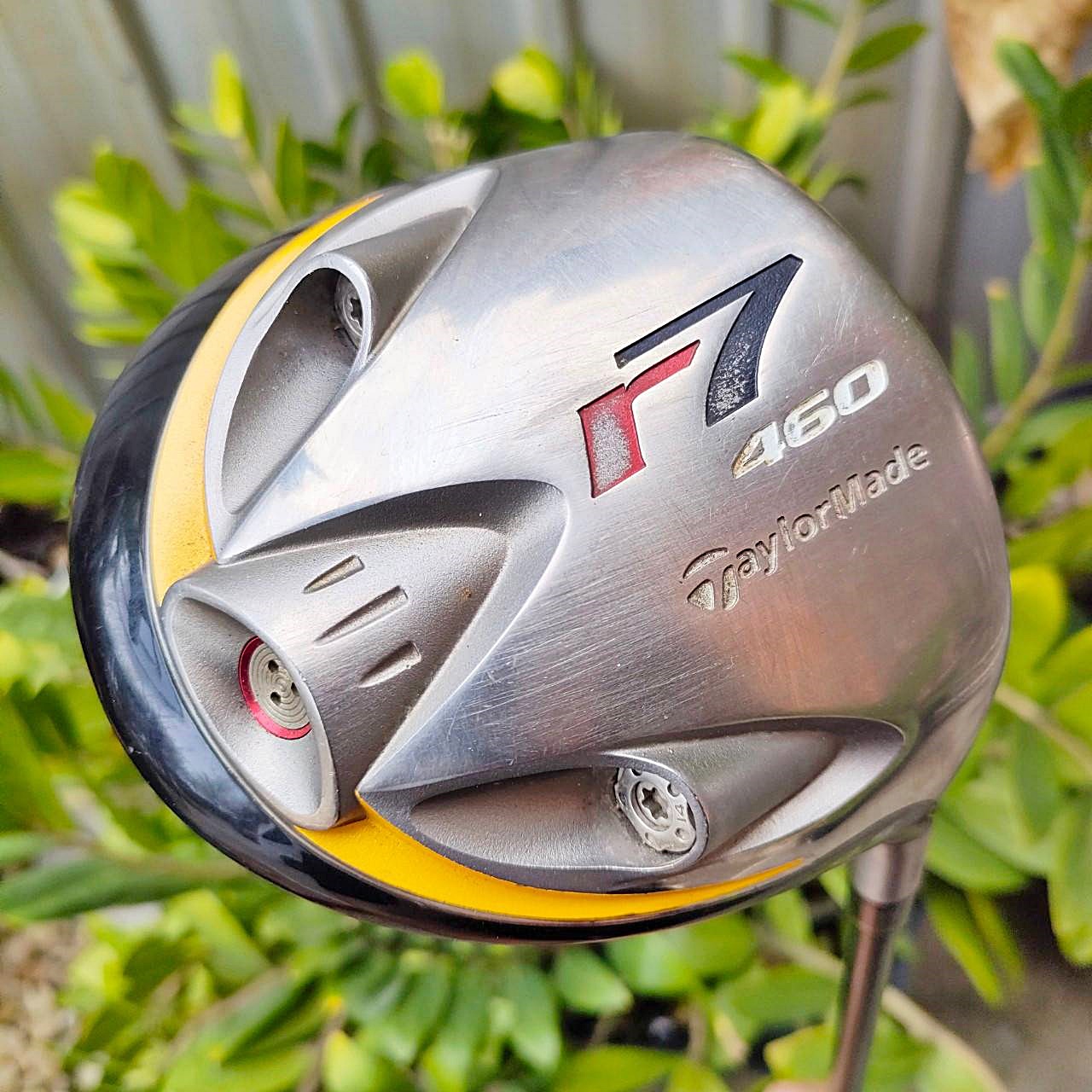 DRIVER TAYLORMADE r7 460 องศา 9.5 ก้าน RE*AX FLEX SR หัวใหญ่ 460 CC หน้ากว้างทำให้ตีโดนง่าย เด้งตีไกล ไม้กอล์ฟพรีเมี่ยมมือสอง ของแท้ By NakaraLuxurious