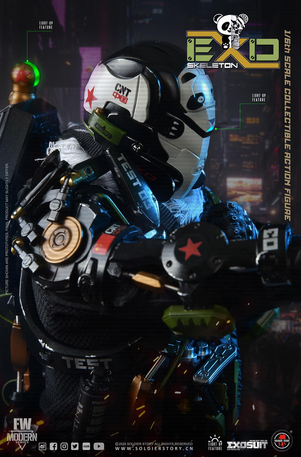 [สั่งจอง]SOLDIER STORY 1/6 : EXO-Skeleton Armor Suit Test -03 “Panda Division”
