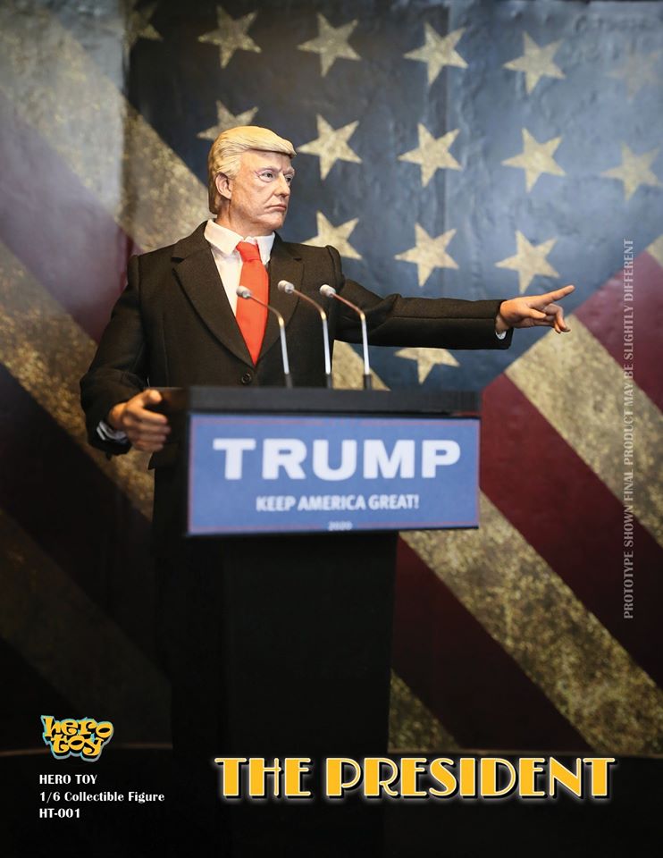 [สั่งจอง]HeroToy 1/6 HT001-HT002 (Box Figure/Set 2 Head Sculpt) – The President .