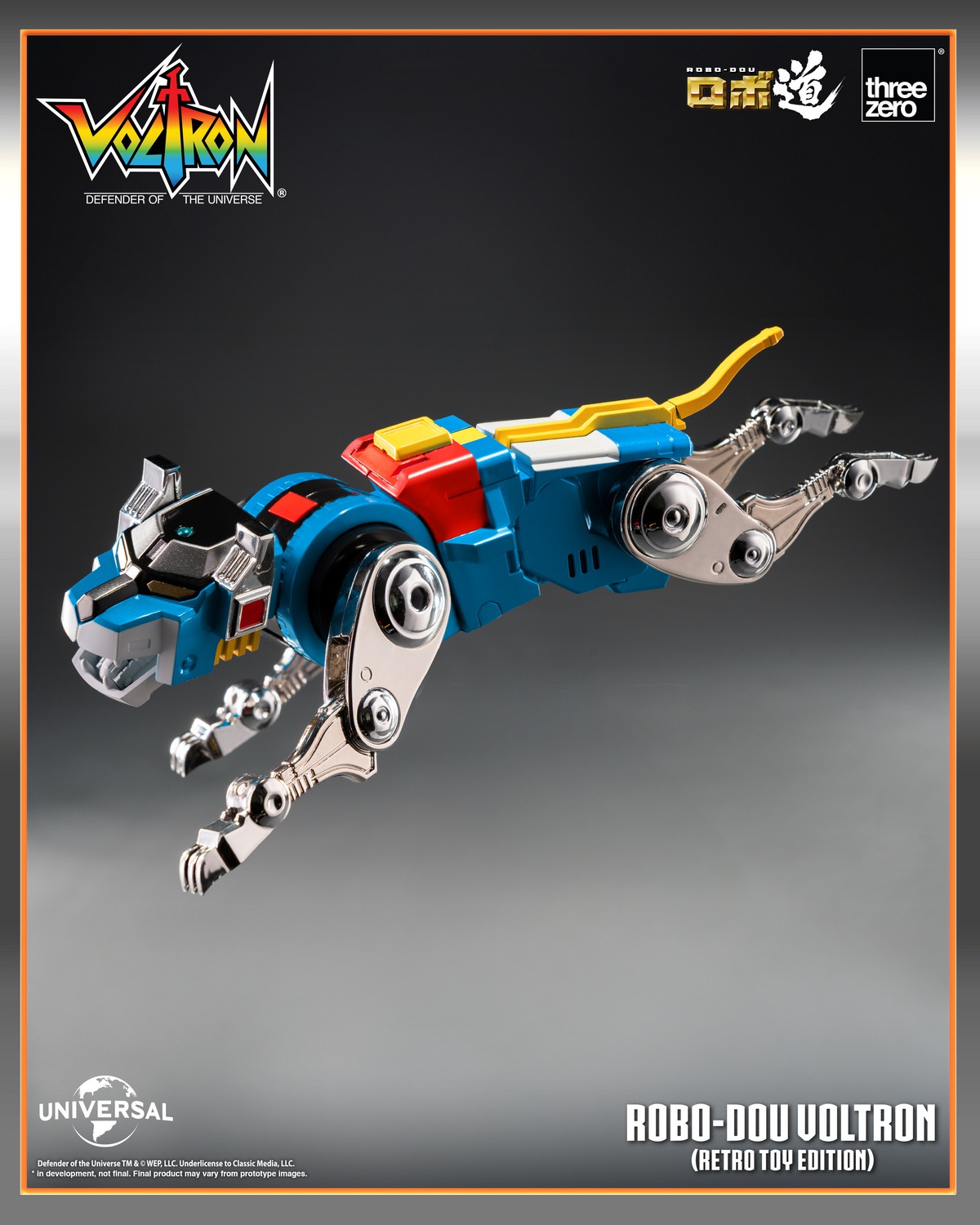 [สั่งจอง]Threezero 3Z09470W0 : ROBO-DOU Voltron (Retro Toy Edition)