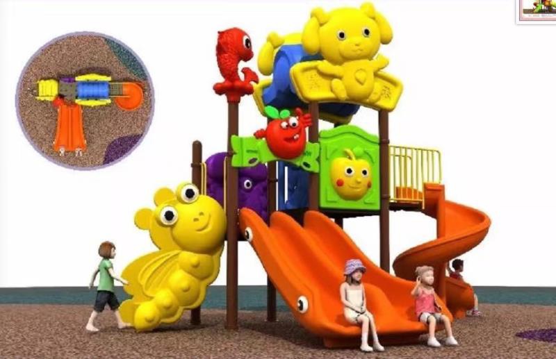 เครื่องเล่นสนาม ชุด Little Puppy กระดานลื่น, ของเล่นเสริมพัฒนาการ playground,สไลเดอร์,ของเล่นเสริมพัฒนาการ,เครื่องเล่นสนาม, สนามเด็กเล่น