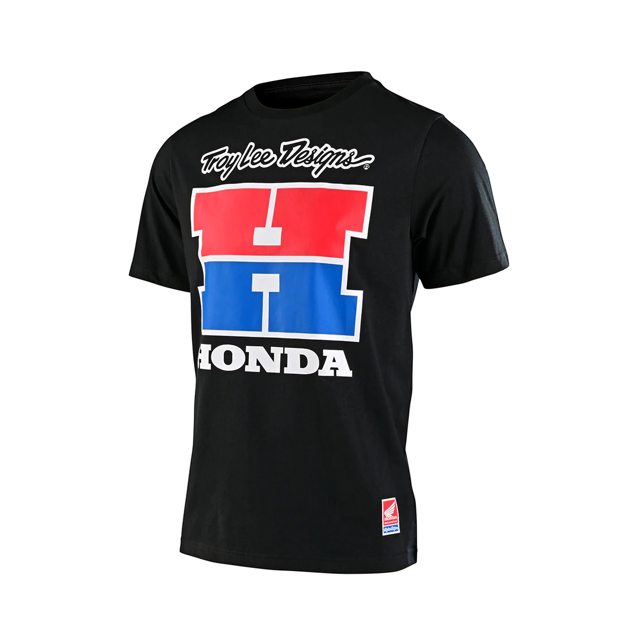 เสื้อยืด Troy Lee Designs Short Sleeve Tee TLD Honda Rc 500 Black