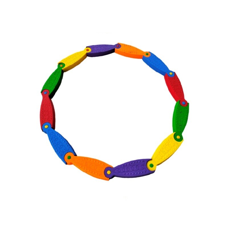 บล็อคตัวต่อปลาทรงตัว 1 ชุด 12 ชิ้น, ของเล่น, ปีนป่าย,ทางเดินวิบาก ,ทรงตัว, เคลื่อนไหว, ของเล่นเสริมพัฒนาการ พร้อมส่ง