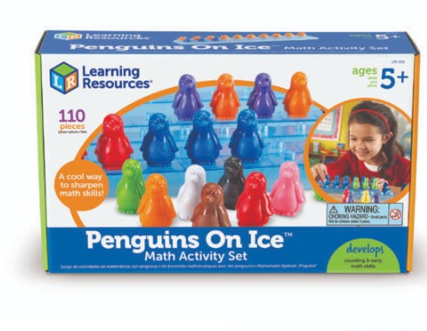 เพนกวินน้อยกับลานน้ำแข็ง เรียนรู้คณิตศาสตร์ ของเล่นเสริมพัฒนาการ ,ของเล่นเสริมทักษะ,ของเล่นเด็ก, สื่อการสอนอนุบาล