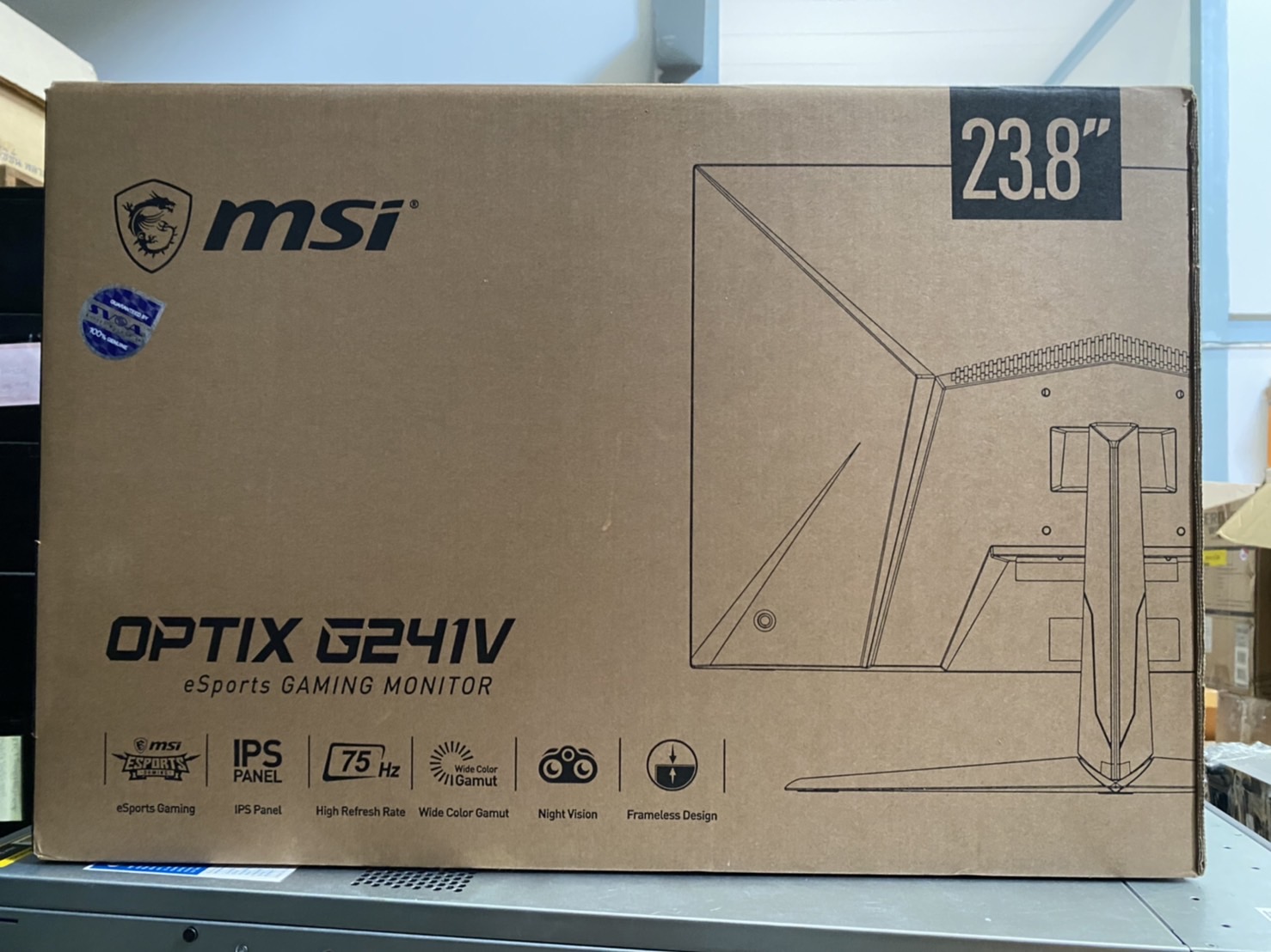 MONITOR (จอมอนิเตอร์) MSI OPTIX G241V 23.8" IPS 75Hz
