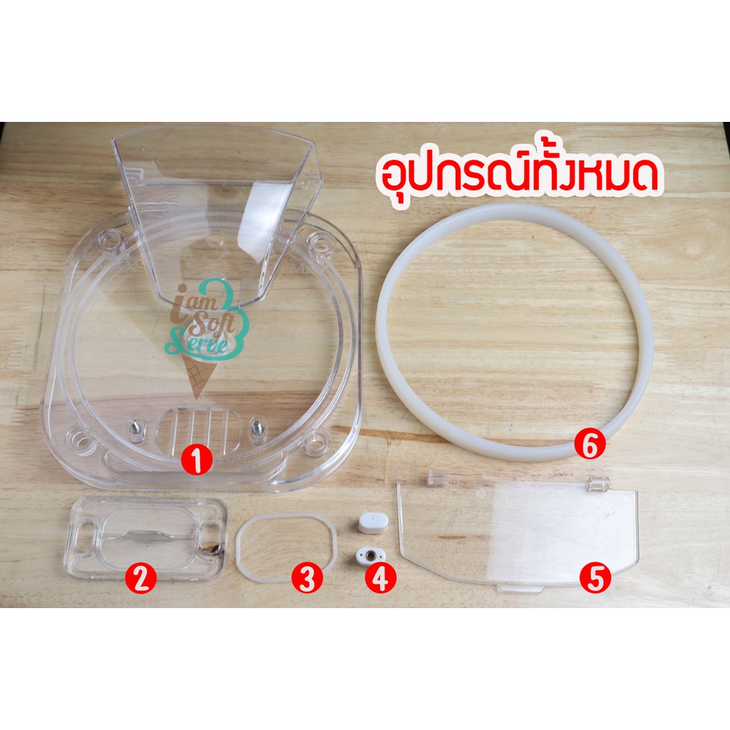 ชุดหน้ากาก อะไหล่สำหรับเครื่องทำไอศกรีมฮาร์ดเสิร์ฟ HARDSERVE 📦สินค้าพร้อมส่ง 🚚 จัดส่งไวภายใน 2 วัน