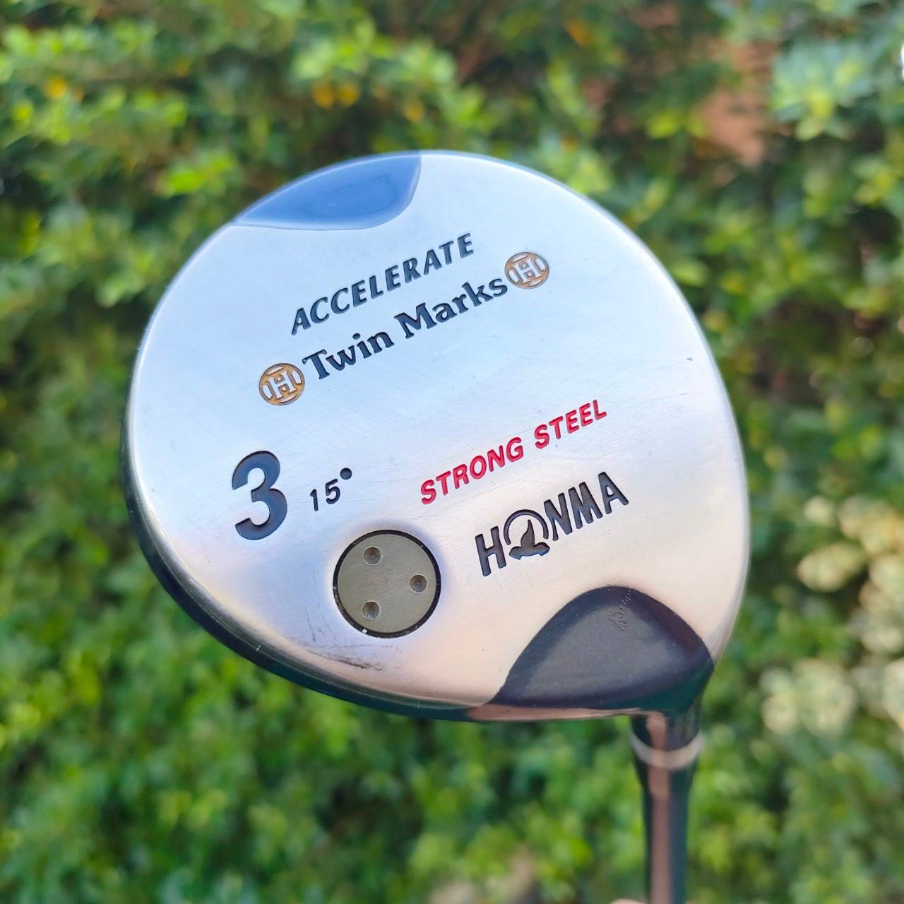 FW3 HONMA TWIN MARKS ACCELERATE องศา 15 STRONG STEEL, ก้าน ACCELERATE FORCE FLEX R สุดยอดรุ่นพิเศษของพิเศษ!! ไม้กอล์ฟมือสอง ของแท้ BY NakaraLuxurious