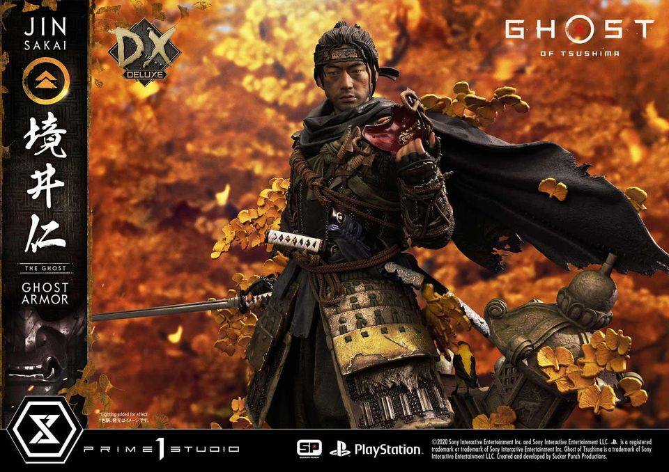 [สั่งจอง]Prime 1 Studio UPMGHOT-01DX : Ghost of Tsushima Jin Sakai, The Ghost - Ghost Armor [Deluxe Version]