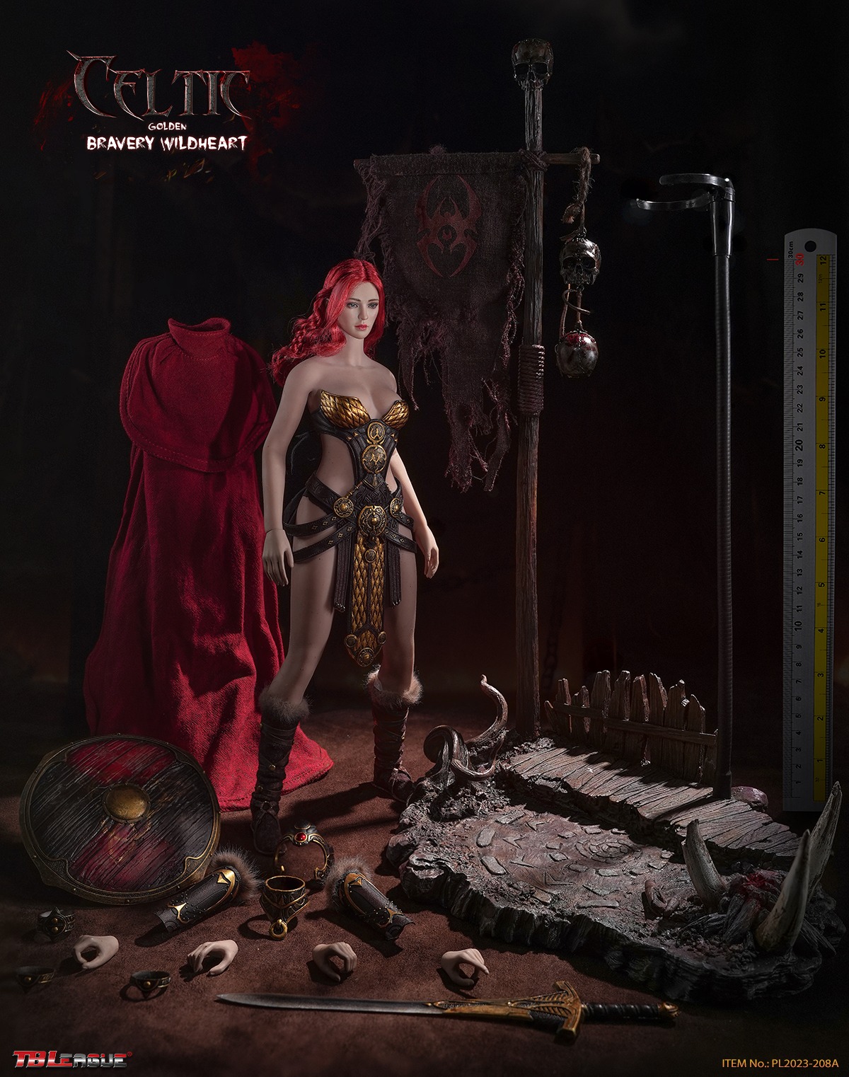 [สั่งจอง]TBLeague PL2023-208 1/6 : Celtic Bravery Wildheart