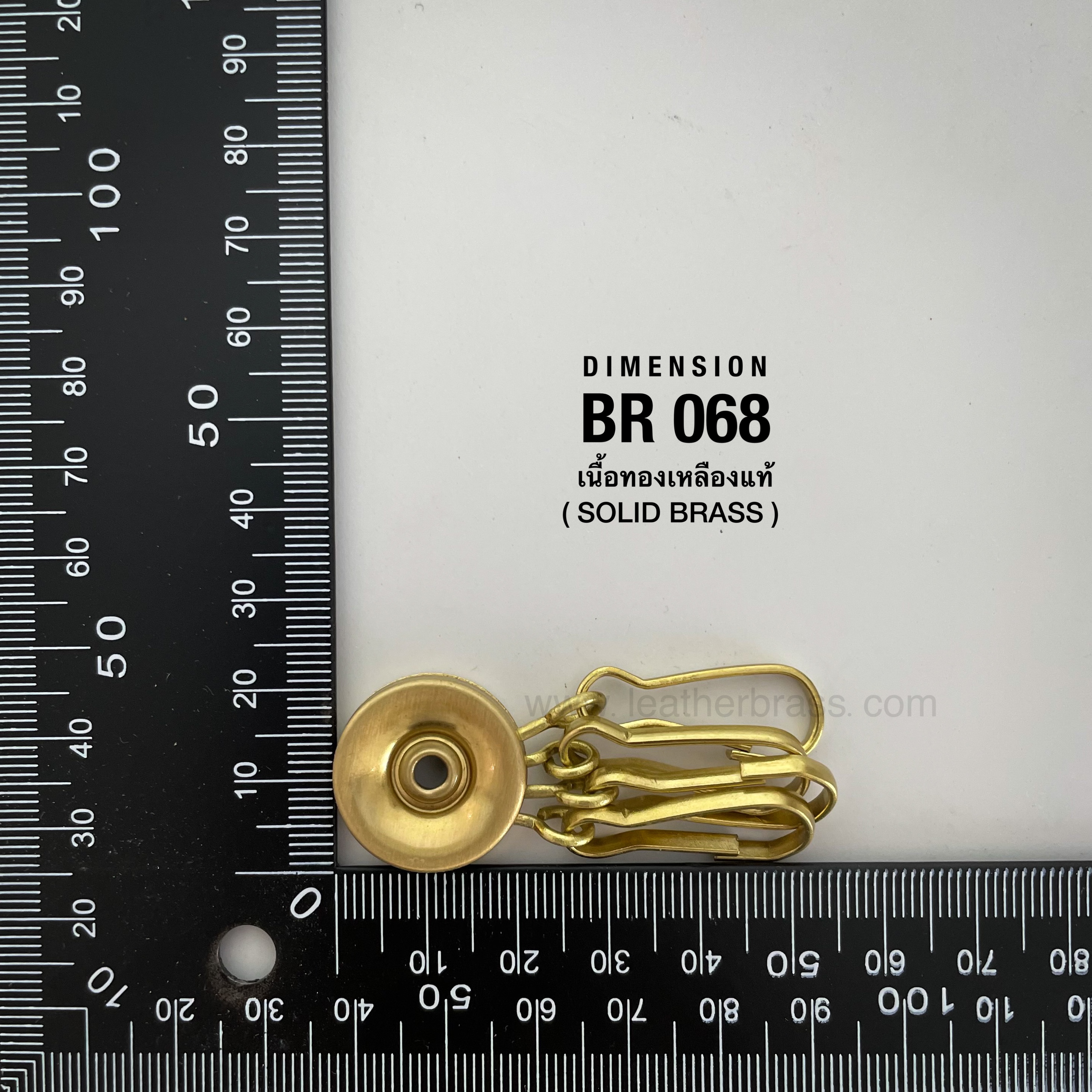 ฺBR068 อะไหล่พวงกุญแจชุด อะไหล่ทองเหลืองแท้ อุปกรณ์งานหนัง leatherbrass**ราคาต่อชิ้น**