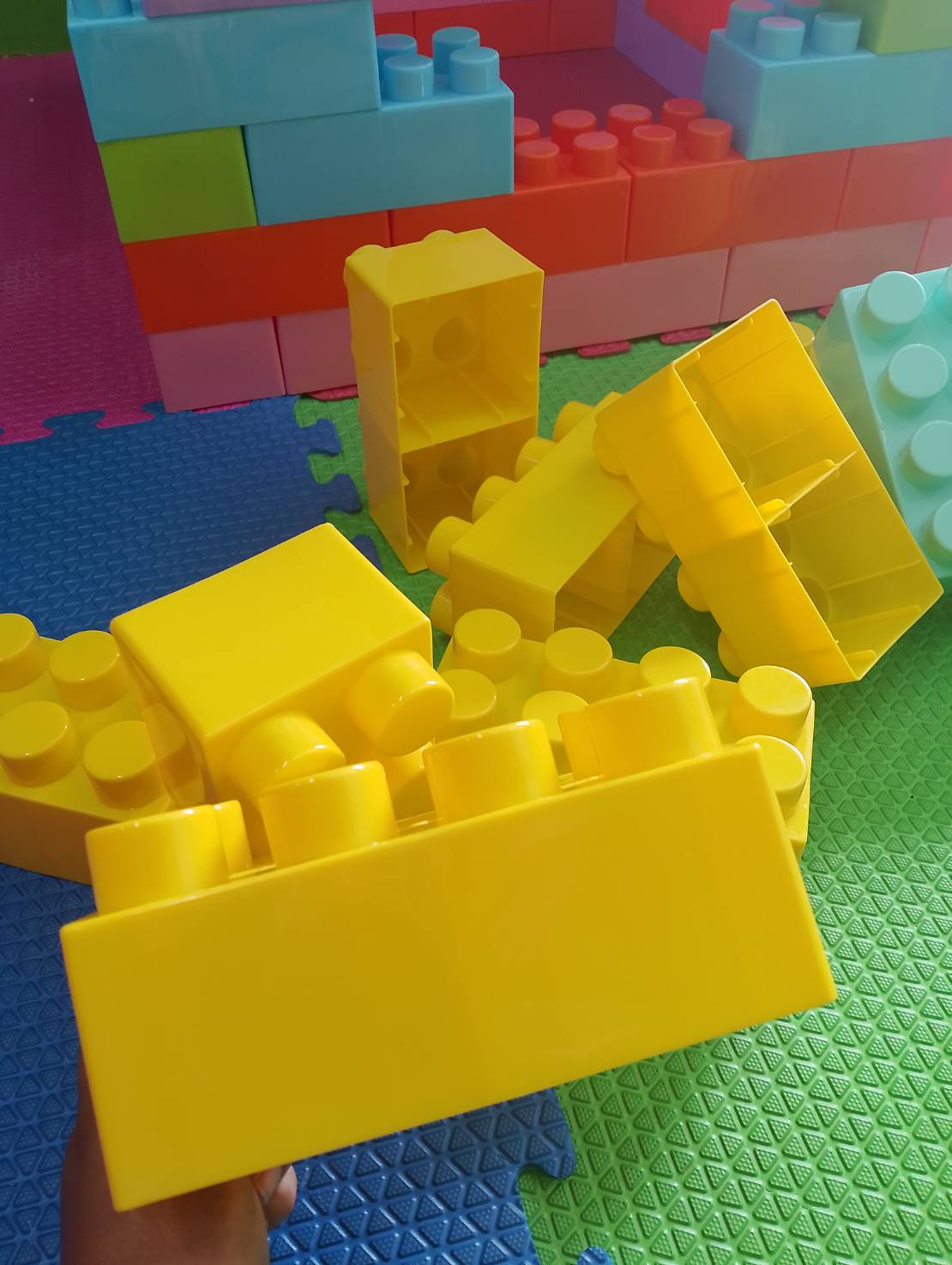 ตัวต่อใหญ่ เลโก้ยักษ์ บล็อกขนาดใหญ่ 118ชิ้น , บล็อคสำหรับเด็ก พลาสติกหนาปานกลาง พร้อมส่ง มีจำกัด ราคาโรงงาน