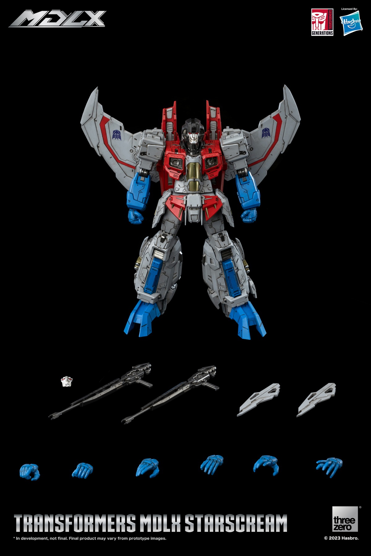[สั่งจอง] Threezero 3Z03360W0 7.8" Transformers: MDLX - Starscream