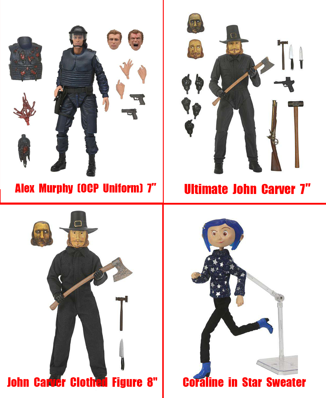 [สั่งจอง] NECA - Alex Murphy (OCP Uniform) 7” scale