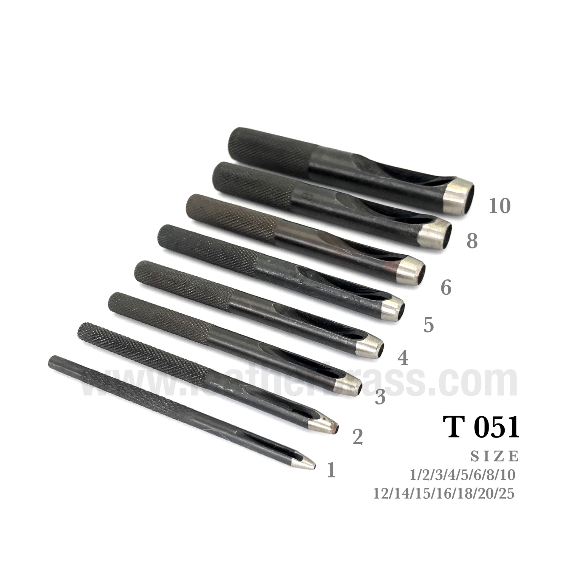T051 เจาะรูกลม ขนาด 12 มิล - 25 มิล แท่งตอก ตู๊ดตู่เจาะรูกลม **ราคาต่อแท่ง** ราคาแต่ละขนาดไม่เท่ากัน