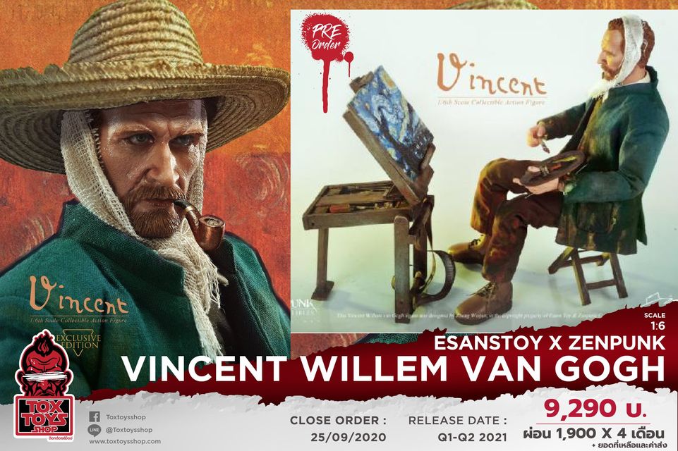 [สั่งจอง]EsansToy x Zenpunk 1/6 : Great Master— Vincent Willem van Gogh
