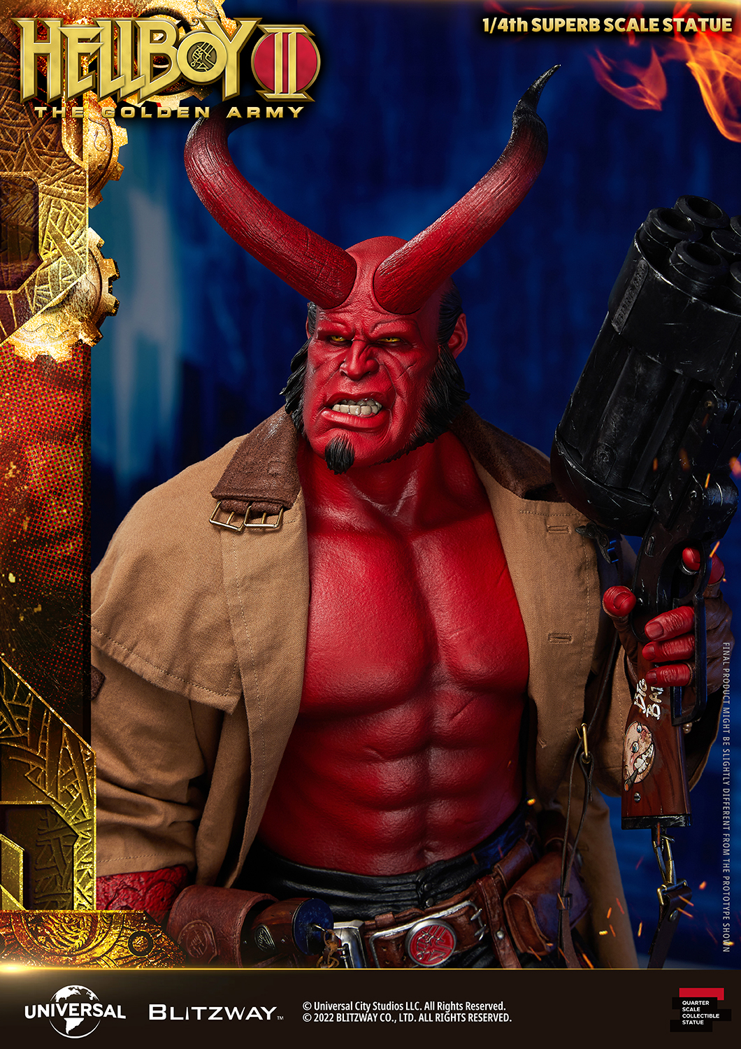 [สั่งจอง] Blitzway BW-SS-21301 1/4 : HELLBOY II - THE GOLDEN ARMY