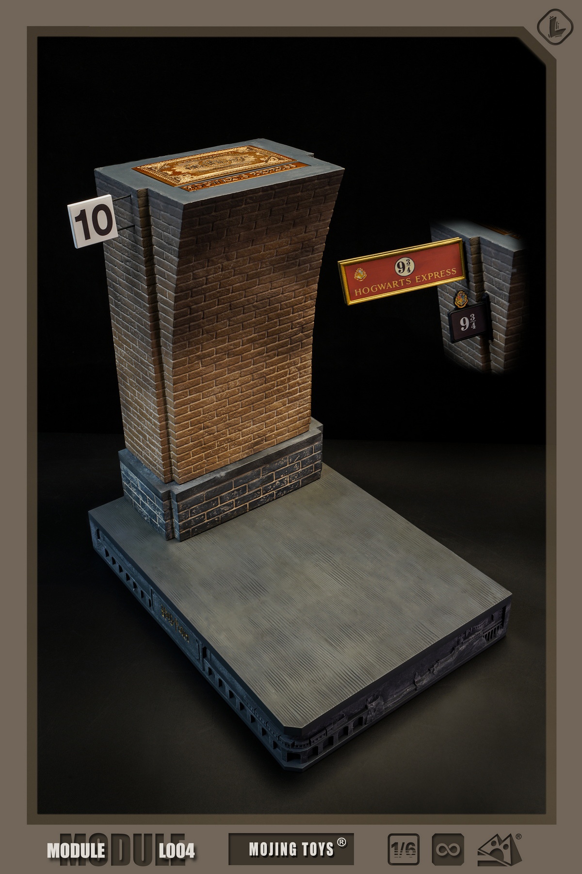 [สั่งจอง]mOjingToys Module series L004 1/6 : Harry Potter Platform Nine and Three-Quarters DIORAMA BASE]