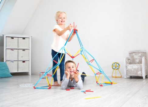 ชุดตัวต่อแท่งไม้ 390 ชิ้น ของเล่นเสริมพัฒนาการ, ของเล่นเด็กอนุบาล, สื่อการสอนเด็กอนุบาล, ฝึกการแก้ไขปัญหา พร้อมส่ง