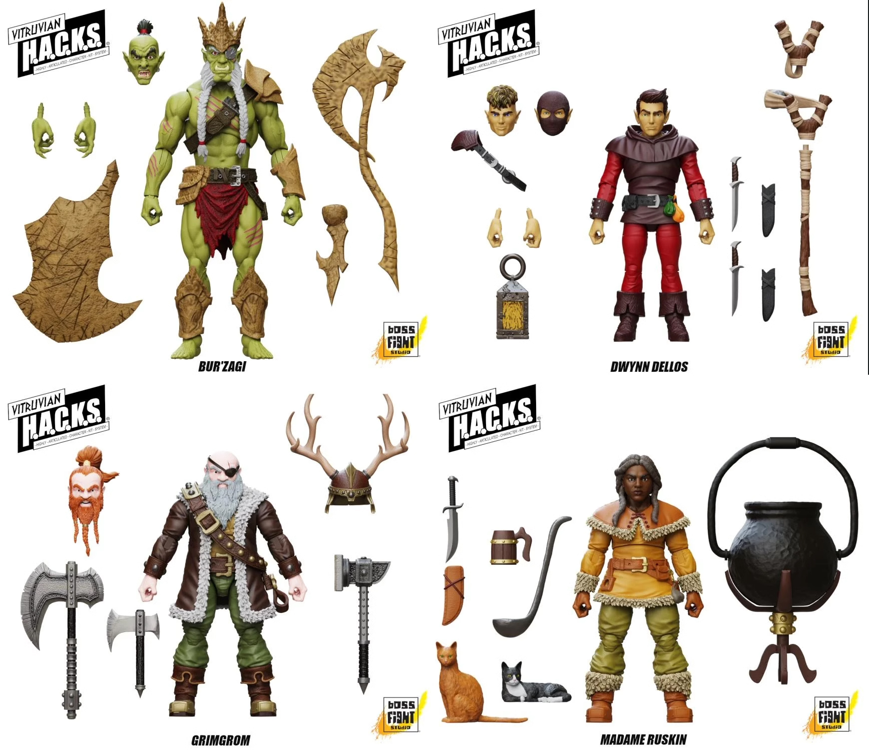 [สั่งจอง] BOSS FIGHT STUDIO 1/18 : Vitruvian H.A.C.K.S.