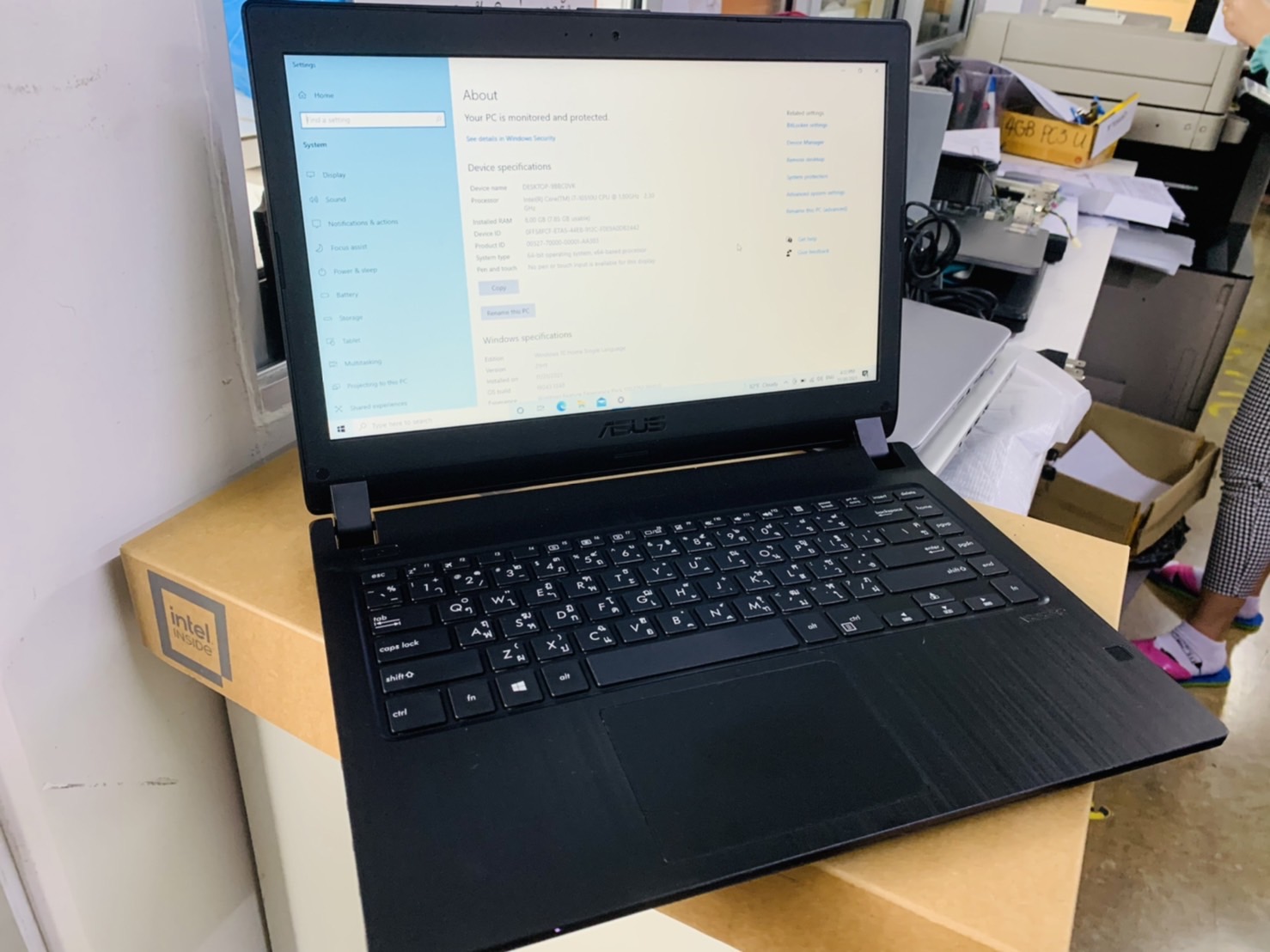 โน้ตบุ๊ค Notebook ASUS EXPERTBOOK P1440FA-BV3352 14.0 inch LED Backlit HD ประกันถึง 2024/05