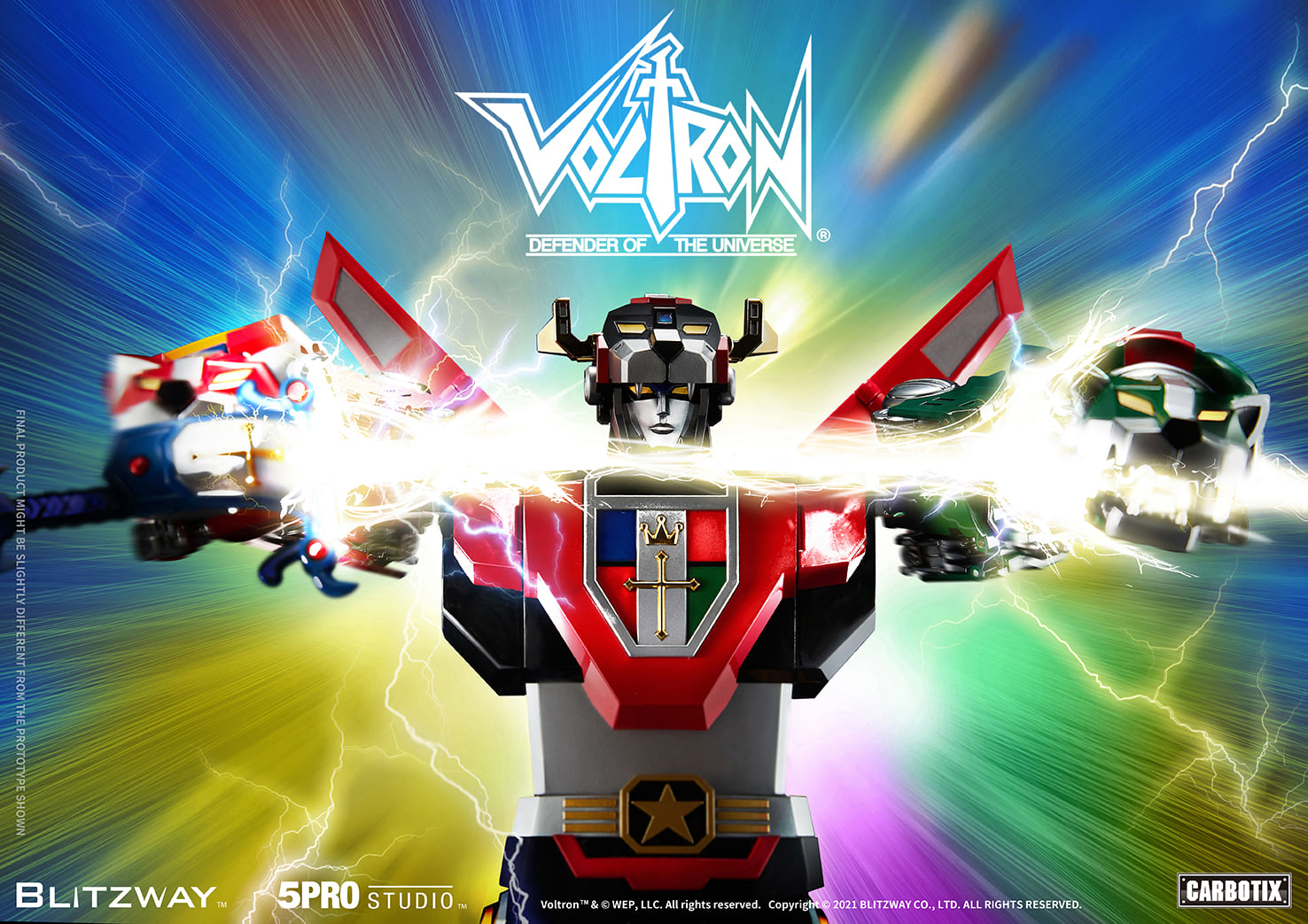 [สั่งจอง]5PRO STUDIO × BLITZWAY : CARBOTIX Series 5PRO-CA-10401 Voltron