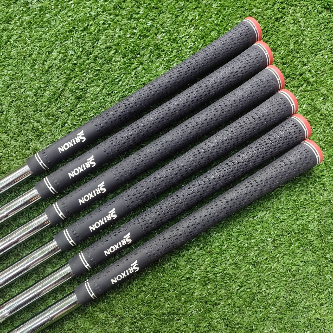 ชุดเหล็ก SRIXON GIE มีเหล็ก 5-9 เเละ PW ก้าน N.S.PRO 950 GH FLEX S เหล็กใบใหญ่ ตีง่ายมาก และช่วย เรื่องระยะอย่างมาก ก้านเหล็กเบา เพียงแค่ 95 กรัม ไม้กอล์ฟมือสอง ของแท้ BY NakaraLuxurious