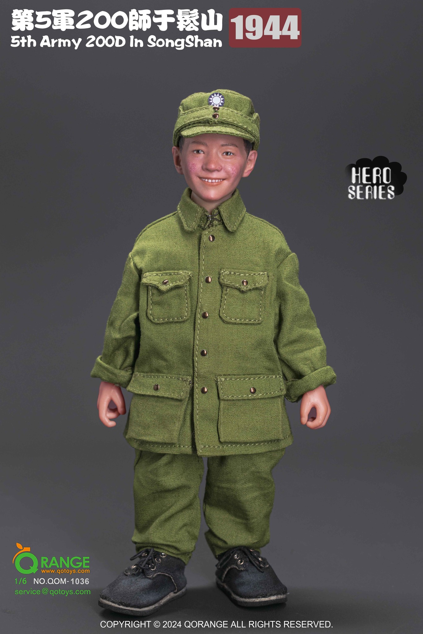 [สั่งจอง] ORANGE QOTOYS QOM-1036 1/6 : 5th Army 200D In SongShan 1944