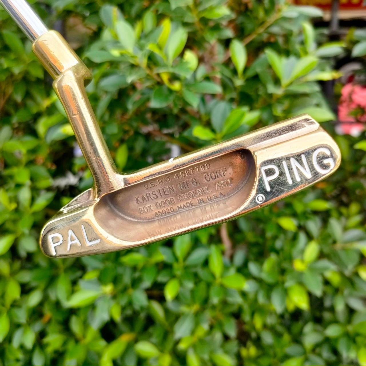 PUTTER PING PAL ความยาว 35 นิ้ว วัสดุทองเหลืองสุดพรีเมี่ยม ขัดเงาทำความสะอาดเรียบร้อย สวยหรูมาก ทองเหลืองแท้ๆเน้นๆ